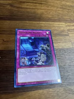 YuGioh Madolche Nights NM (1st Ed.) MAGO-EN070 Gold Rare Card • $0.99