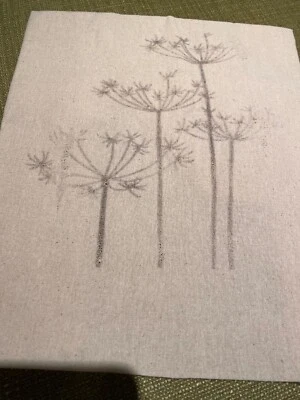 £4.65 • Buy 100% Natural Cream Cotton Shopping Bag With Country Cow Parsley Print Reusable 