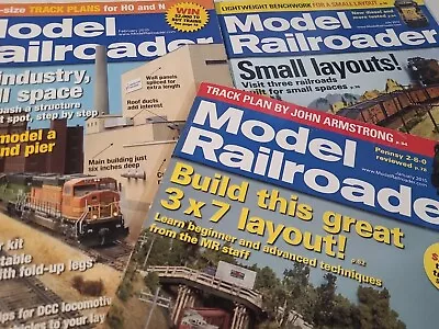 Lot Of 3 Model Railroader Magazines (2010 - 2015) Small Layouts • $14.99