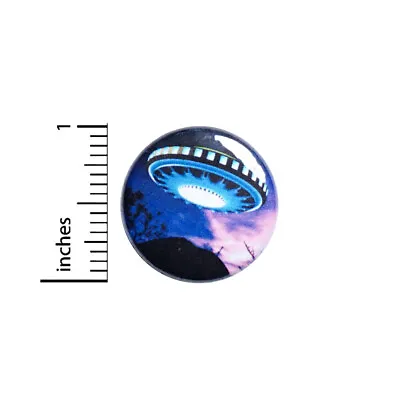 Neon Alien UFO Fridge Refrigerator Or Locker Magnet Purple Blue Black 1  M95-24 • $2.25