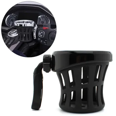 Motorcycle Handlebar Cup Holder Drink W/ Mesh Basket Mount For Harley-Davidson • $19.99