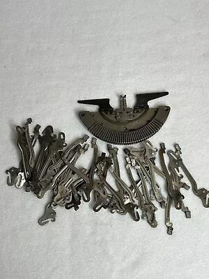 Vintage Lot Of 38 Typewriter Keys Arms & Segment From 1916  Underwood Typewriter • $14