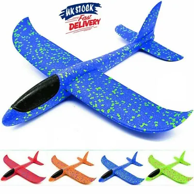 38cm EPP Foam Hand Thrown Airplane Outdoor Glider Plane Kids Toy Gift -UK Seller • £9.99