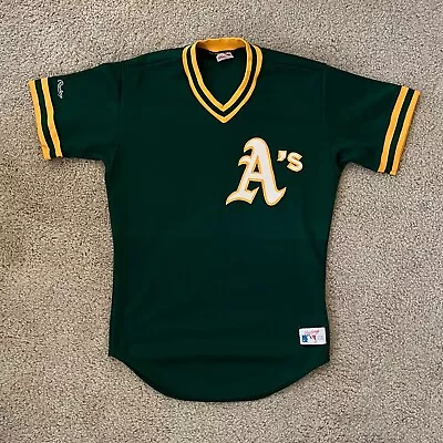 Displayed Vintage Mark McGwire MLB Oakland Athletics A's Rawlings Jersey Size 38 • $350.99