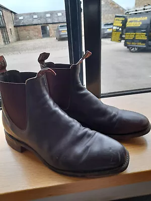 Mens Rm Williams Craftsman Boots Leather Size 10.g Brown • £33