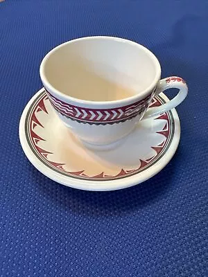 Ancient Mimbreno Replica Santa Fe Railroad China Cups And Saucers • $299