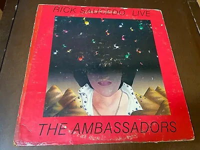 Rick Saucedo / The Ambassadors~Live~ELVIS Presley Impersonator~Rock Roll Pop LP • $15.95