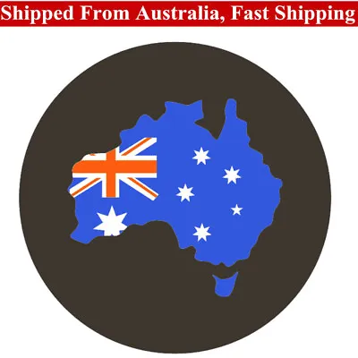 Spare Tire Tyre Cover 14  AU FLAG PVC Wheel Cover For Diameter 60-69cm/24 -27  • $22.45