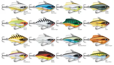 Rapala Rap-V Blade 05 Lipless Vibrating Crankbait/Blade Bait - Choice Of Colors • $7.19