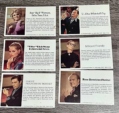 Masterpiece The Art Auction Board Game 1970 Replacement Biography Cards • $5