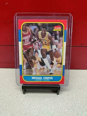 1986-87 Fleer Set-Break # 17 Michael Cooper Basketball • $4.99