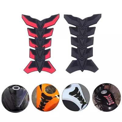 Motorcycle Tank Sticker 3D Rubber Gas Fuel Oil Tank Pad Protector Cover Stick Pe • $4.28