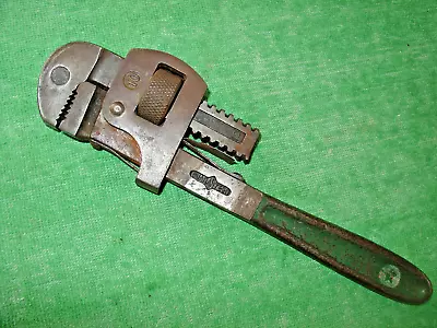 Vintage Stillson 10  Adjustable Monkey Wrench  Texaco Star  Made In Usa • $12.99