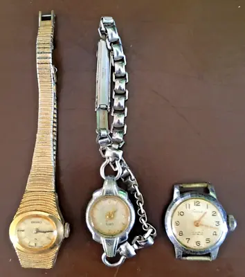 3 X Vintage Ladies Watches - Seiko Felicia & Oris • $85