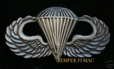 Us Marines Parachute Jump Wing Badge Hat Pin Anglico Recon Officer Enlisted Wow • $10.91