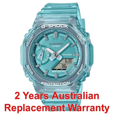 Casio G-shock Casioak Mini Gma-s2100 Watch Clear Blue Gma-s2100sk-2a 2y Warranty • $179.99