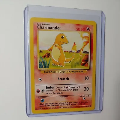 $11.95 • Buy 4th Print Base Set Charmander 46/102 Common Pokemon Card NM Near Mint