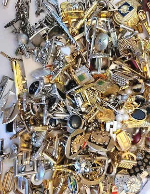 Lot Of Vintage And New  Tie Pins - Money Clips -cuff Links • $100