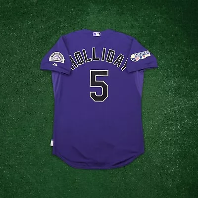 Matt Holliday 2007 Colorado Rockies Authentic World Series Alt Cool Base Jersey • $299.99