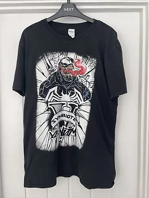 Marvel Ring  Spun Venom Symbiote T Shirt Mens Size Large • £14.99