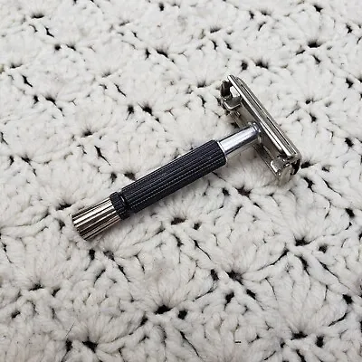 Vintage Gillette Twist Open Comb Safety Double Edge Butterfly Razor • $19.97