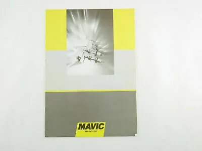 Mavic 1990 Catalog 840 MTB 600 Cranks  500 Hubs Tools Bars Stems BBs 25 Pages • $72