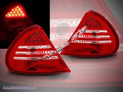 Fit For 1999-2002 Mitsubishi Mirage Tail Lights Led Red/clear New Pair • $124.88