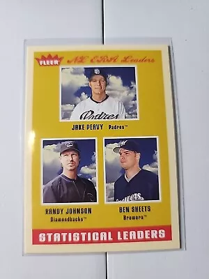 NL ERA Leaders ( Peavy / Randy Johnson / Sheets) 2005 Fleer Tradition #2  • $1.70