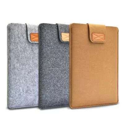 Fashion Wool Felt Sleeve Laptop Case Ultrabook Cover For Xiaomi HP Dell Lenovo • $14.33