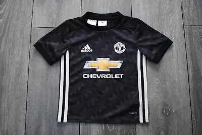 Kids Boys 3-4 Years Manchester United Adidas Away Football Shirt 2017/18 Jersey • $9.99