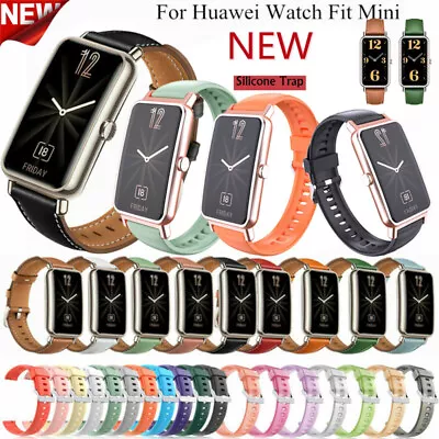 For Huawei Watch Fit Mini Leather TPU Silicone Sport Wrist Band Strap Bracelet • $8.99