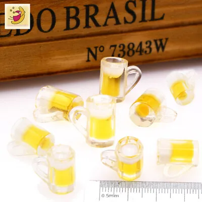 20PCS 1:12 Scale Dollhouse Miniature Beer Mug Wine Cup Bar Model Accessories • $6.63