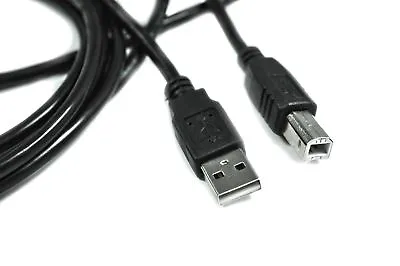 3m USB PC / Data Synch Black Cable Lead For Xerox Phaser 6110N Printer • £4.99