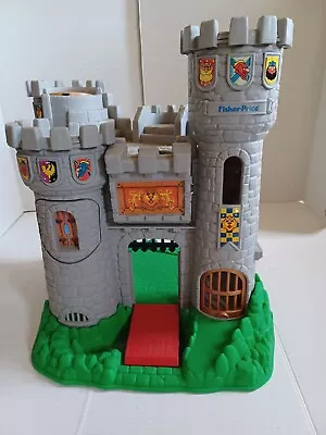  Vintage 1994 Fisher-Price Great Adventures Castle Playset And Knights  • $30
