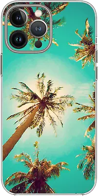 Palm Tree Summer Heat Sun Beach Sky Case Cover Silicone / Shockproof / MagSafe • $24.95