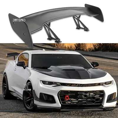 For Chevy Camaro LT Matte Black Rear Truck Spoiler Adjustable GT Style Tail Wing • $123.99