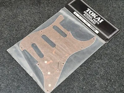 1980's Tokai Japan NOS S-034 Stratocaster Pickguard (3-Ply Brown Celluloid) • $75