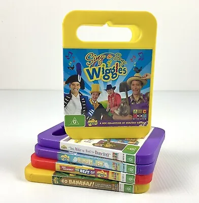 THE WIGGLES Lot Of 5 DVD’s Incl. “Sing A Song Of Wiggles” (Region 4) • $25