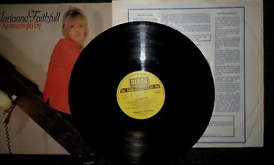 Marianne Faithfull Rare As Tears Go By  Record LP Album 1981 Decca  FAB SOUNDS • $7.45