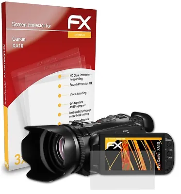 AtFoliX 3x Screen Protection Film For Canon XA10 Matt&shockproof • £11.69