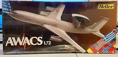 Heller 1/72 Scale Boeing AWACS NATO Plastic Model Kit #80306 Sealed • $100