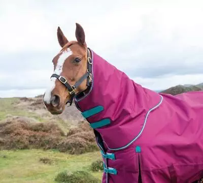 £33.47 • Buy Shires Highlander 300g Heavyweight HorseTurnout Neck Cover Raspberry