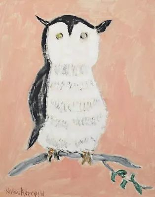 Milton Avery Yellow Eyed Owl Canvas Print 16 X 20 • $39.99