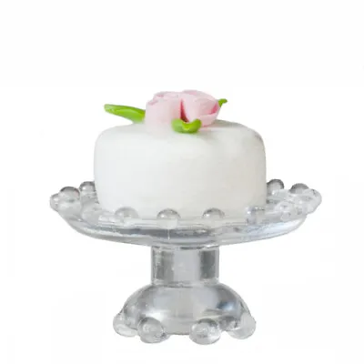 Dollhouse Miniature Small Cake On Stand • $3.29