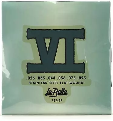 La Bella 767-6F Bass VI Strings - Flatwound • $52.99