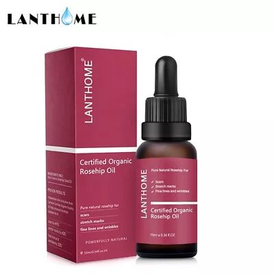 £4.95 • Buy ROSEHIP OIL100% Cold Pressed Pure Certified Organic Oil Facial Serum Moisturize