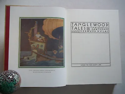 Tanglewood Tales Nathaniel Hawthorne Folio Society 2002 Slipcase Ill. Dulac • £28