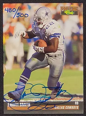 Emmitt Smith 1995 Classic Pro Line Autograph Auto! #480/500 • $150