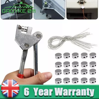 Sealing Plier Kit 20 Security Lead Seal Electric Meter Lead Tag Diameter 10x5mm • £13.98