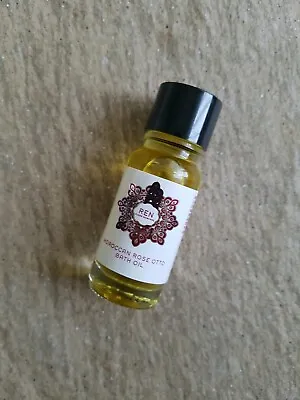 £10 • Buy REN Moroccan Rose Otto Bath Oil 10ml Brand New No Box Sample Size 